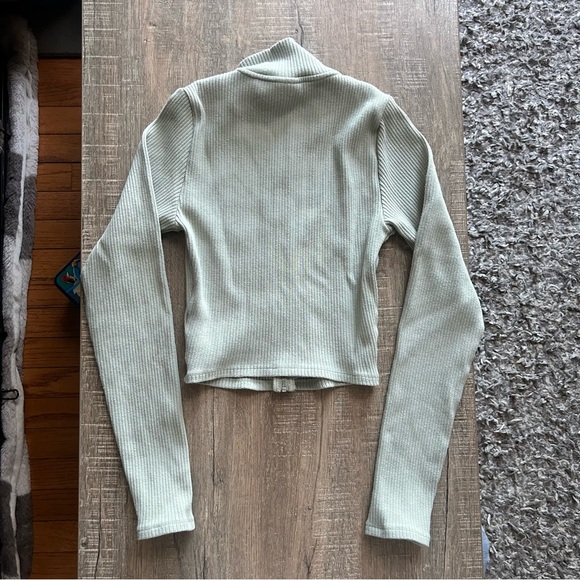 TNA Ribbed Zip-Up Cropped Jacket - Picture 2 of 7